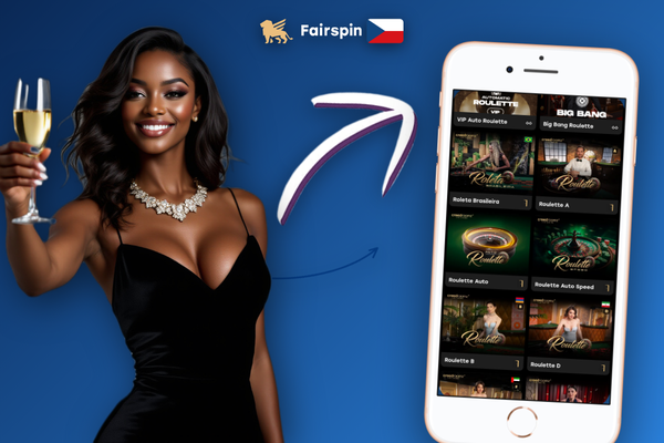 Dialog s povolením notifikací a úložiště při aktualizaci mobilní aplikace Fairspin Casino